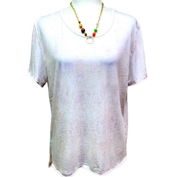 We The Free Distressed Washed Out Snakeskin Print - Picture 1 of 4